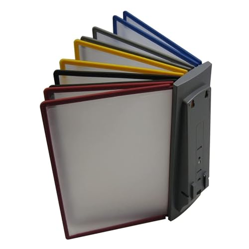 Tischanzeigetafel-System, 10 doppelseitige Anzeigetaschen, Datei-Organizer for den Schreibtisch, Letter-Format, zur Aufbewahrung von A4-Dokumenten im Büro/zu Hause Tischanzeigetafel-System, 10 doppelseitige Anzeigetaschen, Datei-Organizer for den Schreibtisch, Letter-Format, zur Aufbewahrung von A4-Dokumenten im Büro/zu Hause von IGGLL