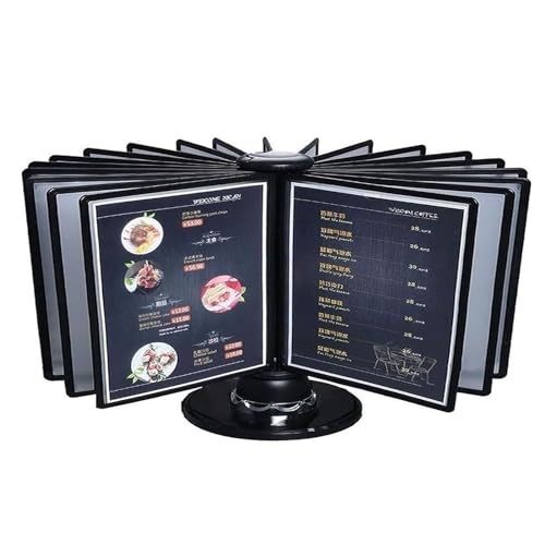 Tischanzeigetafelsystem, 20 doppelseitige Tafeln, 40 Blatt Kapazität, Letter-Format, for die Anzeige und Aufbewahrung von A4-Dokumenten im Büro/Zuhause Tischanzeigetafelsystem, 20 doppelseitige Tafeln, 40 Blatt Kapazität, Letter-Format, for die Anzeige und Aufbewahrung von A4-Dokumenten im Büro/Zuhause von IGGLL