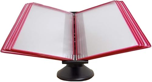 Tischanzeigetafelsystem, Klapp-Aktenhalter, Desktop- oder Wandanzeigeständer mit einstellbarer Neigung (Kunststoff)(D) von IGGLL