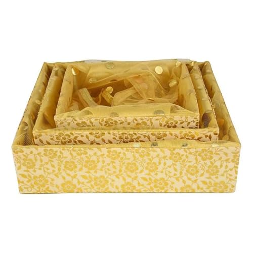Handgefertigter Dekokorb, 3 Stück, mit Netz-Geschenk-Box, Hochzeitsgeschenk, Geschenkkorb von IGH