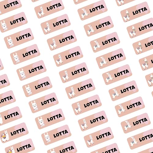 LabelKids – Namensaufkleber Lama – 80 Stück personalisierte Namensetiketten für Kinder – Namenssticker wasserfest & langlebig – Sticker Namen für Schule, Kita, Trinkflaschen & Brotdosen LabelKids – Namensaufkleber Lama – 80 Stück personalisierte Namensetiketten für Kinder – Namenssticker wasserfest & langlebig – Sticker Namen für Schule, Kita, Trinkflaschen & Brotdosen von IH Engineering BV