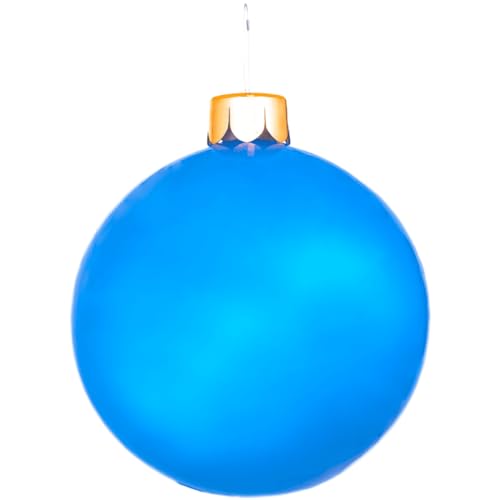 Nahtloser aufblasbarer extra großer Schmuck Weihnachtsdekoration Atmosphäre Dekoration für drinnen und draußen, 60 Luftballons für Geburtstag (blau, B) von IHEHUA