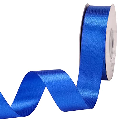 IHKFILAN Satinband, in Leichtes(25 mm x 22.86 m), matt glänzendes Geschenkband, edles Schleifenband zum Dekorieren & Basteln, zum Einpacken besonderer Geschenke, für Hochzeiten, Taufen, uvm von IHKFILAN