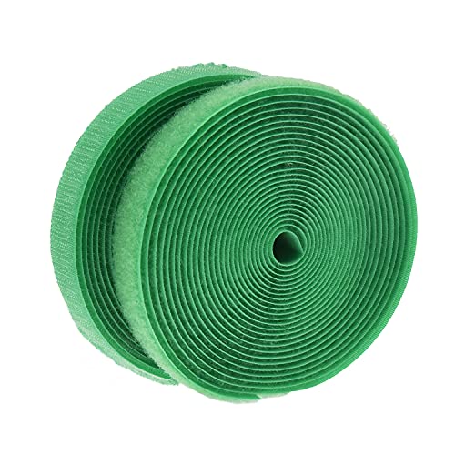 IHKFILAN Klettband 20 mm breit zum Nähen klettband beidseitig (Haken、Schlaufe) Nylon Gewebe-Klebeband mit Non-Kleber für DIY 4.57 M Rolle Grün von IHKFILAN