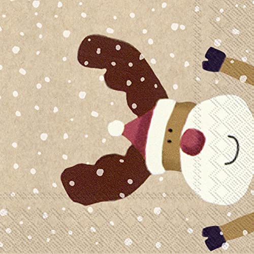IHR Ideal Home Range - Weihnachtsservietten RUDOLPH Rentier Elch Hirsch Wild red 20 St. Cocktail-Servietten 25 cm x 25 cm IHR Ideal Home Range - Weihnachtsservietten RUDOLPH Rentier Elch Hirsch Wild red 20 St. Cocktail-Servietten 25 cm x 25 cm von IHR Ideal Home Range