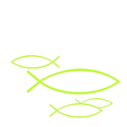 IHR 20 Servietten zur Kommunion Taufe Konfirmation Firmung Fische grün 25x25 cm von IHR
