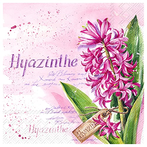 Serviette "Hyazinthe Pink Perl" von IHR