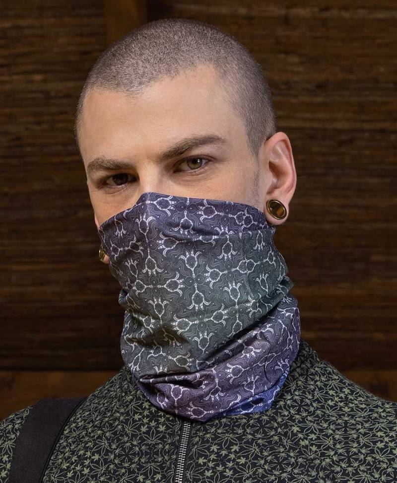 Bandana Gesichtsmaske, Neck Gaiter, Rave Dust Maske, Wiederverwendbare Gesichtsmaske Waschbar, Festival Kopftuch, Burning Man Nackenwärmer von IIISOLIII