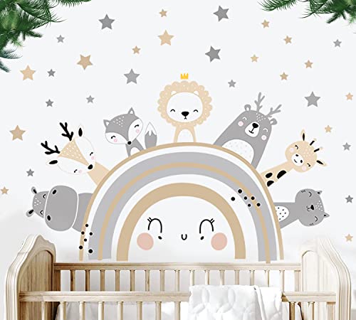 Wandtattoo Kinderzimmer Regenbogen Wandsticker selbstklebend Stern Tiere Wanddeko Aufkleber für Kinder Wohnzimmer Schlafzimmer Kinderzimmer Hause Wanddekoration Wandtattoo Kinderzimmer Regenbogen Wandsticker selbstklebend Stern Tiere Wanddeko Aufkleber für Kinder Wohnzimmer Schlafzimmer Kinderzimmer Hause Wanddekoration von IIRC