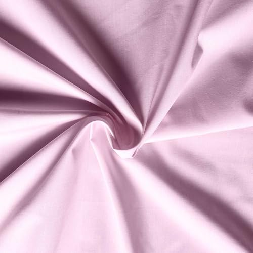 Stoffe zum nähen meterware 2x1,50. Baumwollstoff Meterware und Polyester Stoff für Patchwork, leicht zu waschen und zu trocknen. Popeline. Dekostoff Meterware in einer (Rosa stoff) von IK SIKD