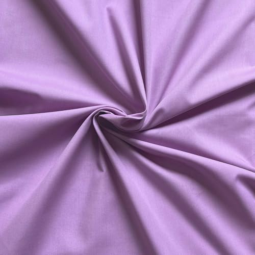 Stoffe zum nähen meterware 2x1,50. Baumwollstoff Meterware und Polyester Stoff für Patchwork, leicht zu waschen und zu trocknen. Popeline. Dekostoff Meterware in einer (Lila stoff) von IK SIKD