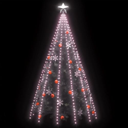 IKAYAA Lichterkette Weihnachtsbaum mit Ring und 10 Girlanden, 500 LED Lichterkette Weihnachtsbaum Außen, Christbaumbeleuchtung Innen, Weihnachtsbaum Lichterkette für 500cm Tannenbaum Warmweiß IKAYAA Lichterkette Weihnachtsbaum mit Ring und 10 Girlanden, 500 LED Lichterkette Weihnachtsbaum Außen, Christbaumbeleuchtung Innen, Weihnachtsbaum Lichterkette für 500cm Tannenbaum Warmweiß von IKAYAA