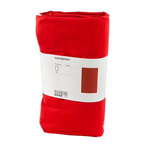 Ikea VINTERFINT Weihnachtstischdecke, groß, 145 x 240 cm, 100 % Baumwolle, maschinenwaschbar, Rot Ikea VINTERFINT Weihnachtstischdecke, groß, 145 x 240 cm, 100 % Baumwolle, maschinenwaschbar, Rot von Ikea