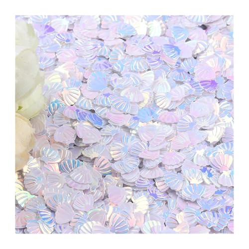 Glitzer Konfetti Konfetti schillernde Muschel Party Shell Glitter bunte funkelt for Thema Dekor unter dem Meer(Color 03,30g) von IKFGTJRE