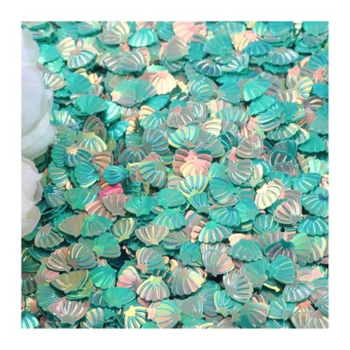 Glitzer Konfetti Konfetti schillernde Muschel Party Shell Glitter bunte funkelt for Thema Dekor unter dem Meer(Color 04,30g) von IKFGTJRE