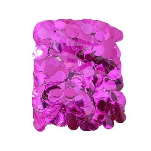 Glitzer Konfetti Kreisförmiges Konfetti 10/20/30/50 g Farbpailletten Hochzeit Geburtstagsfeier Festival Feier Ballonfüller Folienpapierreste(Color 01,30g) von IKFGTJRE