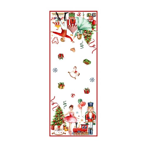 IL MAGGIOLINO | Dekorativer Weihnachten Tischläufer 100x40 cm, Ballerina-Muster in Gobelin-Stoff, Made in Italy IL MAGGIOLINO | Dekorativer Weihnachten Tischläufer 100x40 cm, Ballerina-Muster in Gobelin-Stoff, Made in Italy von IL MAGGIOLINO