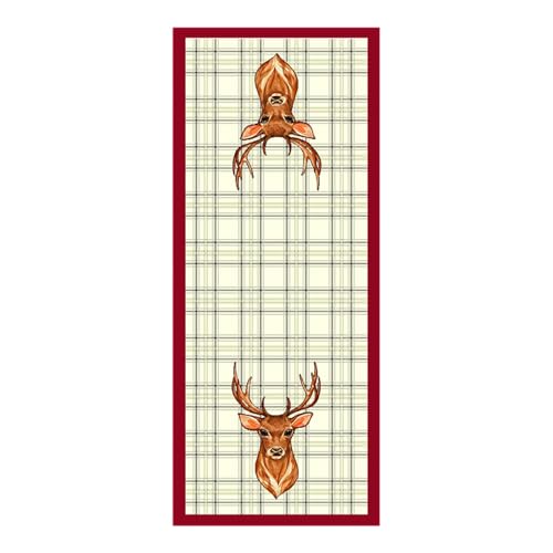 IL MAGGIOLINO | Dekorativer Weihnachten Tischläufer 100x40 cm, Hirsch-Muster in Gobelin-Stoff, Made in Italy IL MAGGIOLINO | Dekorativer Weihnachten Tischläufer 100x40 cm, Hirsch-Muster in Gobelin-Stoff, Made in Italy von IL MAGGIOLINO