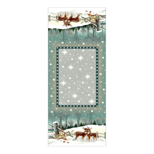 IL MAGGIOLINO | Dekorativer Weihnachten Tischläufer 135x45 cm, Gobelin-Stoff Kitz-Muster, Made in Italy IL MAGGIOLINO | Dekorativer Weihnachten Tischläufer 135x45 cm, Gobelin-Stoff Kitz-Muster, Made in Italy von IL MAGGIOLINO