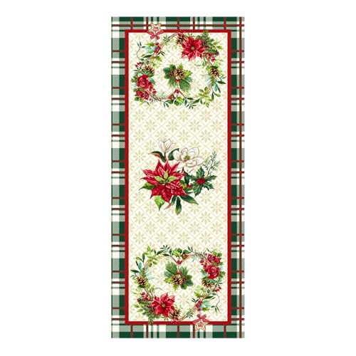 IL MAGGIOLINO | Weihnachtsdekoration Läufer 135x45 cm, Carmile Lurex-Muster in Gobelin-Stoff, Made in Italy IL MAGGIOLINO | Weihnachtsdekoration Läufer 135x45 cm, Carmile Lurex-Muster in Gobelin-Stoff, Made in Italy von IL MAGGIOLINO