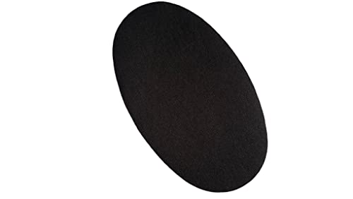 Ellenbogen- oder Knie-Flicken, zum Aufbügeln oder Nähen, 14 cm x 9,5 cm, Polyester, Farbe Schwarz (2 Stück), Reparaturen, Nähen, Verstärkung oder Verschönerung, für Kleidung, Hosen, ärmel, Ellbogen von ILC MERCERIE PARADIS