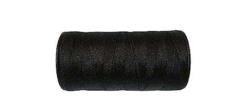 Goldmann-Nähgarn, 100 % Polyester, 100 m, Nr. 40, ideal für Ziernähte, Jeans und Leder, Knöpfe, dicke Stoffe, Schwarz von ILC MERCERIE PARADIS