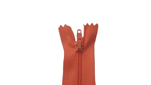 ILC MERCERIE PARADIS Reißverschluss Nylon nicht teilbar 20 cm orange (orange 20 cm) von ILC MERCERIE PARADIS