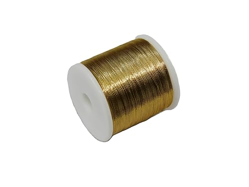 Nähgarn, metallisch, goldfarben, 91 m (metallisch-goldfarben) von ILC MERCERIE PARADIS