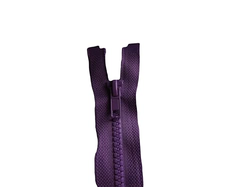 Reißverschluss 30 cm LILA - 5mm MESH - Öffnet teilbar - Breite 3 cm (lila, 30 cm) von ILC MERCERIE PARADIS