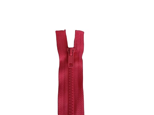 Reißverschluss 40 cm Fuchsia - Masche 5 mm - offen teilbar - Breite 3 cm (Fuchsia, 40 cm) von ILC MERCERIE PARADIS