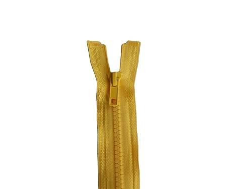 Reißverschluss 40 cm GELB - 5mm MESH - Öffnet teilbar - Breite 3 cm (gelb, 40 cm) von ILC MERCERIE PARADIS