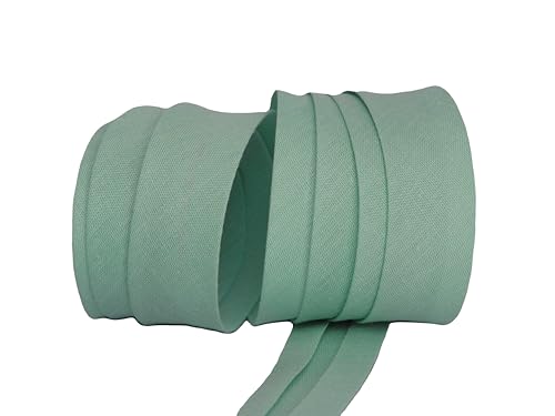 Schrägband, einfarbig, 20 mm x 5 m, Wassergrün – Nähzubehör, einfarbig, 5 m (Wassergrün) von ILC MERCERIE PARADIS