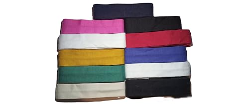 Schrägband, einfarbig, Jersey, Baumwolle, 20 mm (Fälle – 60 bis 70 cm) von ILC MERCERIE PARADIS