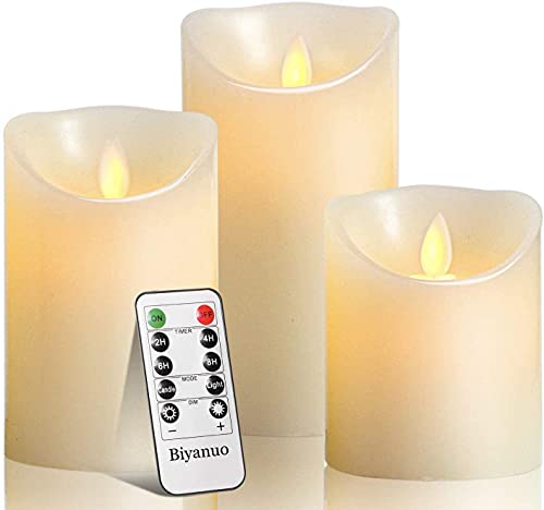 ILEEDear LED Kerzen mit timer, led kerzen luminicious, Flammenlose Kerzen Flammenlose Kerze 300 Stunden Batterie Dekorative Kerzen Set 3 ILEEDear LED Kerzen mit timer, led kerzen luminicious, Flammenlose Kerzen Flammenlose Kerze 300 Stunden Batterie Dekorative Kerzen Set 3 von ILEEDear