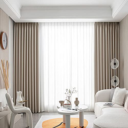 ILGUN Vollverdunkelungsvorhänge, Schlafzimmer, Wohnzimmer, akustische Isolierung, Verdunkelungsvorhänge, Beige, 140 x 220 cm ILGUN Vollverdunkelungsvorhänge, Schlafzimmer, Wohnzimmer, akustische Isolierung, Verdunkelungsvorhänge, Beige, 140 x 220 cm von ILGUN