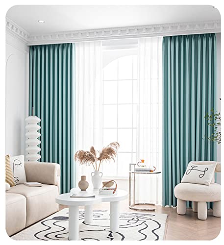 ILGUN Vollverdunkelungsvorhänge, Schlafzimmer, Wohnzimmer, akustische Isolierung, Verdunkelungsvorhänge, Lotusgrün, 132 x 213 cm ILGUN Vollverdunkelungsvorhänge, Schlafzimmer, Wohnzimmer, akustische Isolierung, Verdunkelungsvorhänge, Lotusgrün, 132 x 213 cm von ILGUN