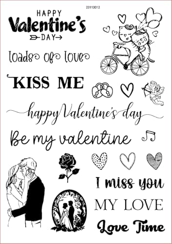 4 Stück Valentinstag & Geburtstag Wassertransfer-Sticker – Personalisierte Kerzen-Deko, DIY-Geschenkset für Tassen, Handyhüllen, Glas & Keramik – Mit Liebesbotschaften, Herzen und Blumendesigns von ILMFMY