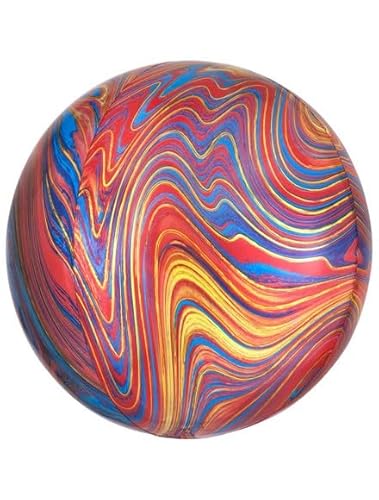 Folienball ORBZ 38 x 40 cm Marblez Colorful von ILS I LOVE SHOPPING