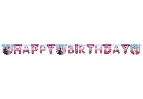 Girlande Happy Birthday 200 x 15 cm Frozen II von ILS I LOVE SHOPPING