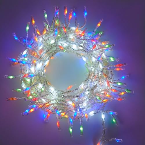 IMAGE Feuerwerkskörper Lichterkette Strombetrieben mit Stecker 5M/16.4Ft, 300 Led Lichterkette wasserdicht Zwinkern super hell, DIY Party Hochzeit Außen und Innen Weihnachtsdekoration (Mix RGB) IMAGE Feuerwerkskörper Lichterkette Strombetrieben mit Stecker 5M/16.4Ft, 300 Led Lichterkette wasserdicht Zwinkern super hell, DIY Party Hochzeit Außen und Innen Weihnachtsdekoration (Mix RGB) von IMAGE