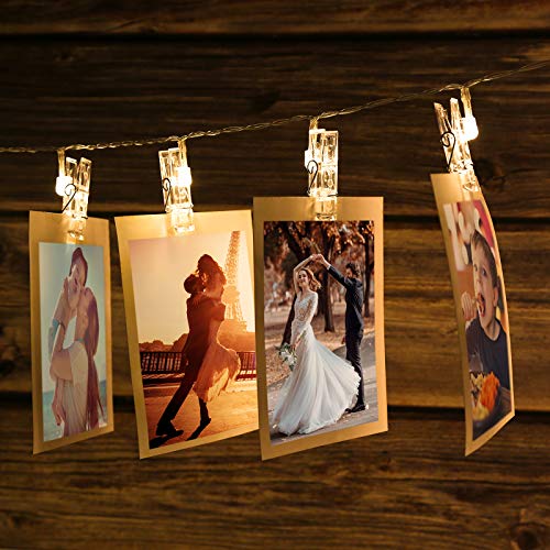 IMAGE Lichterkette Fotoclips 2.2M LED Fotolichterkette mit 20 Klammern batteriebetriebene Fotowand für Zimmer Deko Geburtstag Weihnachten Hochzeit Party IMAGE Lichterkette Fotoclips 2.2M LED Fotolichterkette mit 20 Klammern batteriebetriebene Fotowand für Zimmer Deko Geburtstag Weihnachten Hochzeit Party von IMAGE