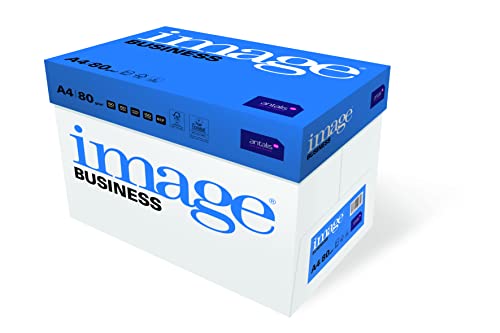 Image Business Kopierpapier 80g/m², A4, CIE 161 weiß, FSC mix credit - 1 Karton, 5 Packungen, 2.500 Blatt von IMAGE