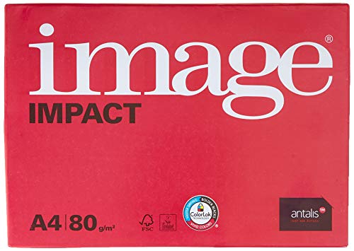 Image Impact - Kopierpapier 80g/m² A4 FSC mix credit - 5 Pakete zu 500 Blatt von IMAGE