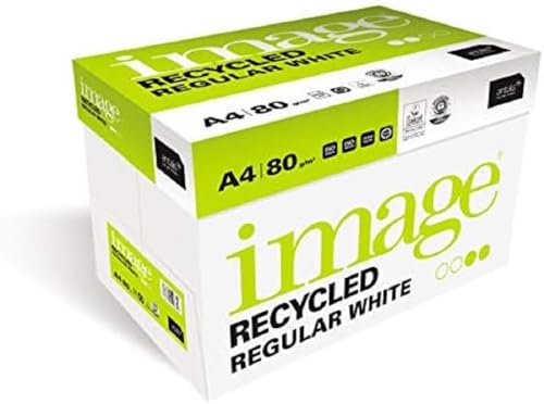 Image Recycled BW Bright white - Kopierpapier 80g/m² A3 FSC Recycled 100% - 5 Pakete zu 500 Blatt von IMAGE