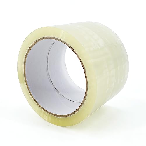 IMBALLAGGI 2000 - Transparentes Klebeband aus Polypropylen, 6 Stück, 7,5 cm x 66 m x 76 mm, Verpackungsband für Kartons, Kartons und Kartons für Umzug und Versand, reißfest, leise von IMBALLAGGI 2000