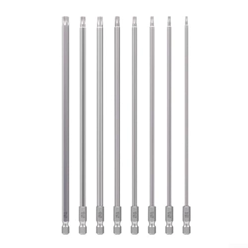 Bohrer. 8-teiliges magnetisches Schraubendreher-Bit-Set, 200 mm, Sechskantschaft T8-T40, for elektrische und pneumatische Werkzeuge Bohrer. 8-teiliges magnetisches Schraubendreher-Bit-Set, 200 mm, Sechskantschaft T8-T40, for elektrische und pneumatische Werkzeuge von IMGASDCSD