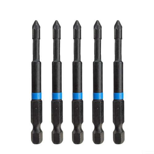 Bohrer. Schraubendreher-Bit-Set, 75 mm, PZ1, PZ2, PZ3, 1/4 Zoll Sechskantschaft, magnetisch, legierter Stahl, Pozi, 5-teilig, for Elektrowerkzeuge(PZ1) von IMGASDCSD