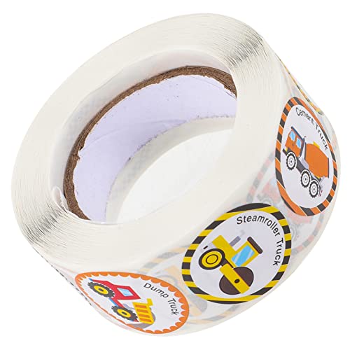 IMIKEYA 1 Rolle Belohnungsaufkleber Baustellenfahrzeug Sticker für Schule und Kindergarten Leicht Praktisch und Farbenfroh mit Tollen Motiven IMIKEYA 1 Rolle Belohnungsaufkleber Baustellenfahrzeug Sticker für Schule und Kindergarten Leicht Praktisch und Farbenfroh mit Tollen Motiven von IMIKEYA