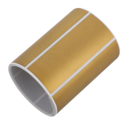 IMIKEYA 1 Rolle Roll Scratch Off Sticker Scratch Off Etiketten für Partys Klassenraum Belohnungen Diy Rubbellose Rechteckige Aufkleber Gold Selbstklebend von IMIKEYA