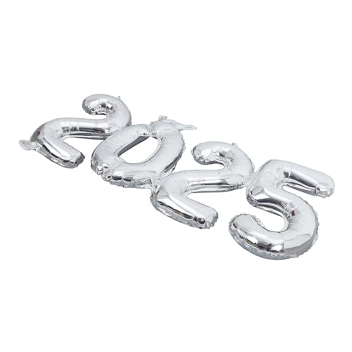 IMIKEYA 1 Satz 2025 Ballon 2025 luftballons geburtstagsdekoration Feierliche Ballons Nummer 2025 Ballon elektrische Ballonpumpe Ballondekorationen Party -Requisiten Aluminiumfolie Silver IMIKEYA 1 Satz 2025 Ballon 2025 luftballons geburtstagsdekoration Feierliche Ballons Nummer 2025 Ballon elektrische Ballonpumpe Ballondekorationen Party -Requisiten Aluminiumfolie Silver von IMIKEYA